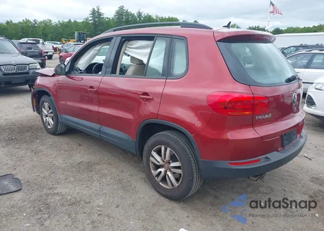 2016 Volkswagen Tiguan S z USA, uszkodzony, nr VIN WVGBV7AX8GW003889